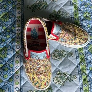 Vans “Where’s Waldo?” slip-ons.